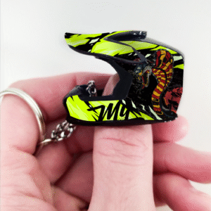 Llavero casco de motocross Snake