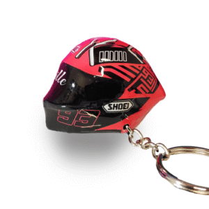 Llavero casco replica 3D Marc Márquez personalizable